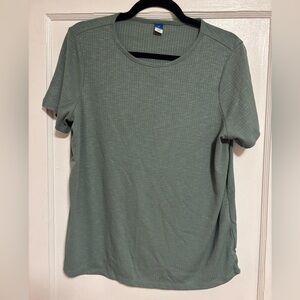 Old Navy Women's Luxe Green Short Sleeve Top